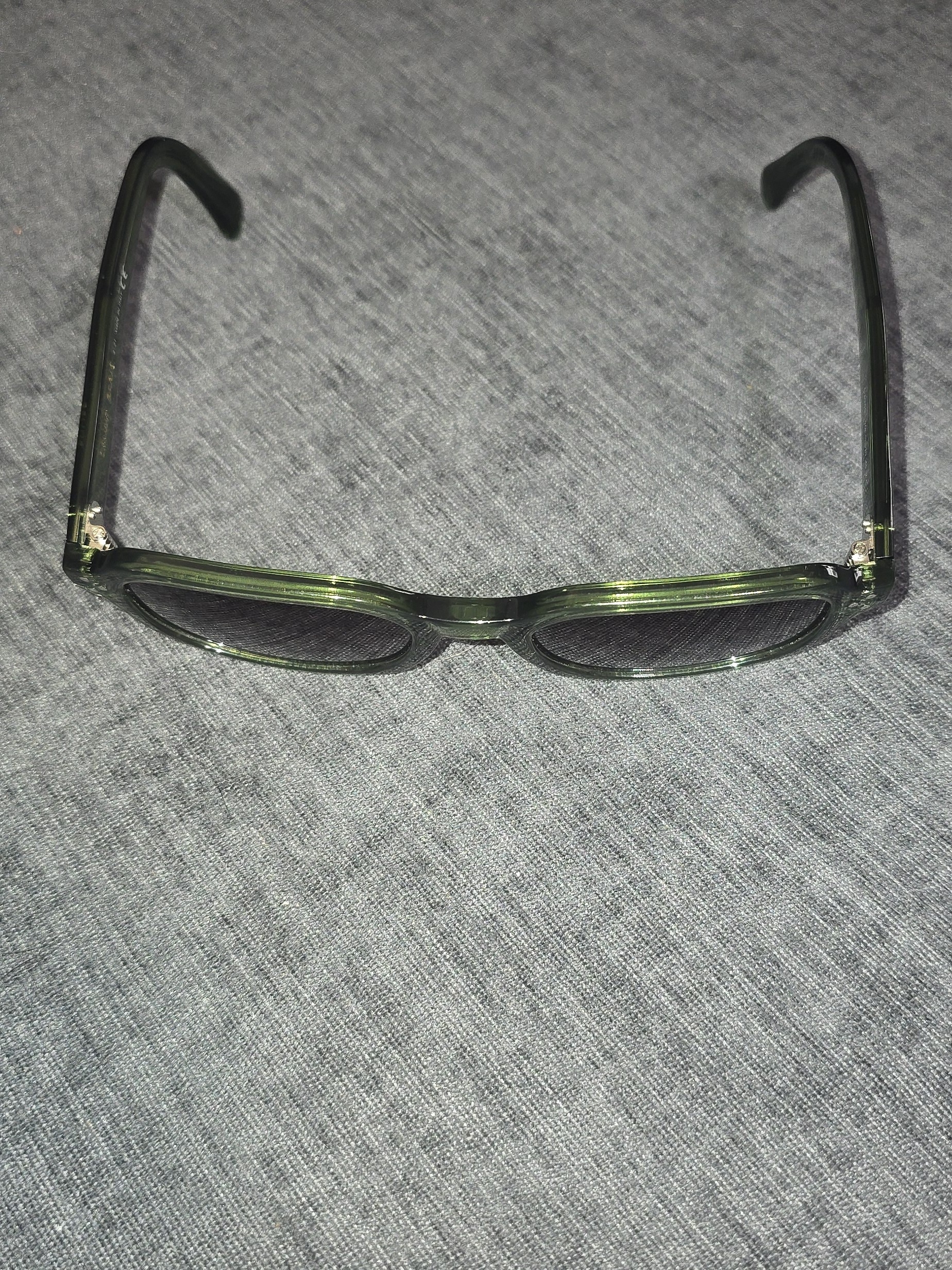 Celine Cl40190i Olive Green Translucent Acetate Square Sunglasses Gold Hardware — image 3 of 8